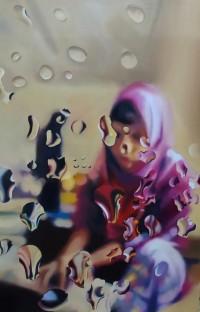 Hafsa Shaikh, Deserted, 24 x 36 inch, Oil on Canvas, Figurative Painting, AC-HFS-011